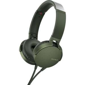 Sony MDR-XB550AP – eXtra Bass on-ear koptelefoon – Groen