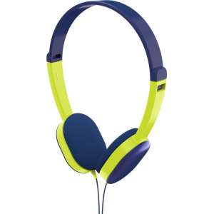 Hama Kinderkoptelefoon "Kids", on-ear, volumebegrenzing, blauw/groen