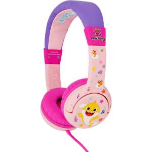 Baby Shark Family Koptelefoon / Headset voor Kinderen (Roze)