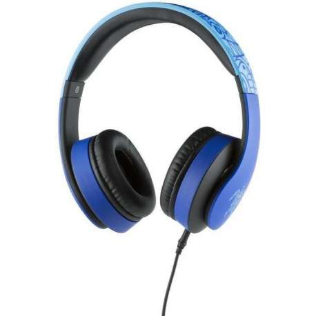Konix 61881197237 headphones/headset Hoofdband Zwart, Blauw