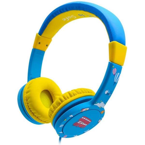 SMX Headset/koptelefoon voor kinderen - Anti-gehoorschade: gelimiteerd op 85 decibel - Blauw SMX Headset/koptelefoon voor kinderen - Anti-gehoorschade: gelimiteerd op 85 decibel - Blauw