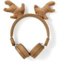 Nedis Bedrade Koptelefoon | 1,2 m Ronde Kabel | On-Ear | Afneembare Magnetische Oren | Rudy Reindeer | Bruin