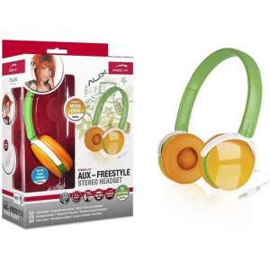 Speedlink AUX - FREESTYLE Stereo Headset, green-orange
