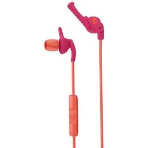 SKULLCANDY Xt Plyo-oordopjes - met microfoon - roze en oranje