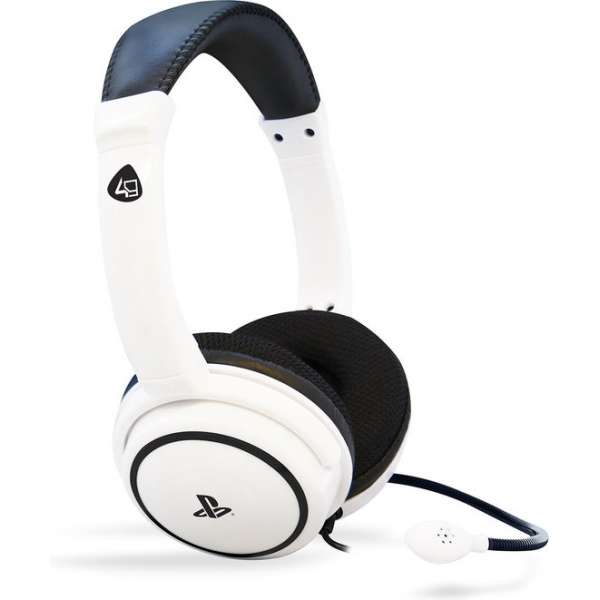 4Gamers PRO4-40 - Gaming Headset - Wit - PS4 4Gamers PRO4-40 - Gaming Headset - Wit - PS4