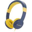 Easysmx On-ear Koptelefoon voor kinderen - Volumebegrenzing - Geel met blauw