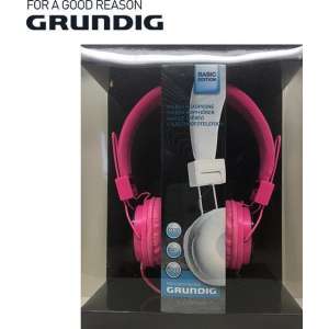 Grundig Stereo In-Ear-Koptelefoon - Neon Pink