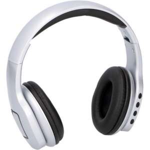 Hoofdtelefoon stereo Bluetooth AB Grundig CB met microfoon Rubber zilver