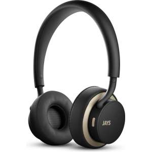 JAYS T00182 hoofdtelefoon/headset Hoofdband Zwart, Goud