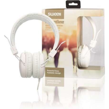 On-Ear Headphones 1.2 m White
