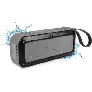 Nikkei BOXX3GY - Waterbestendige Bluetooth Speaker - Grijs