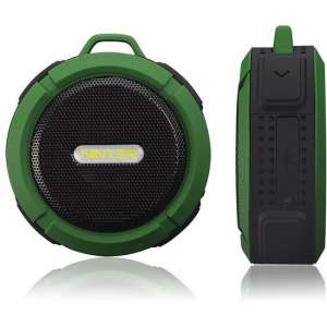 Ninzer Waterdichte Bluetooth Draadloze Speaker voor Douche, Bad of in de Auto | Groen