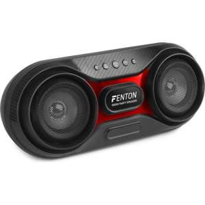 Bluetooth speaker - Fenton SBS80 draagbare Bluetooth party speaker met belfunctie en mp3 speler - 80W - Zwart