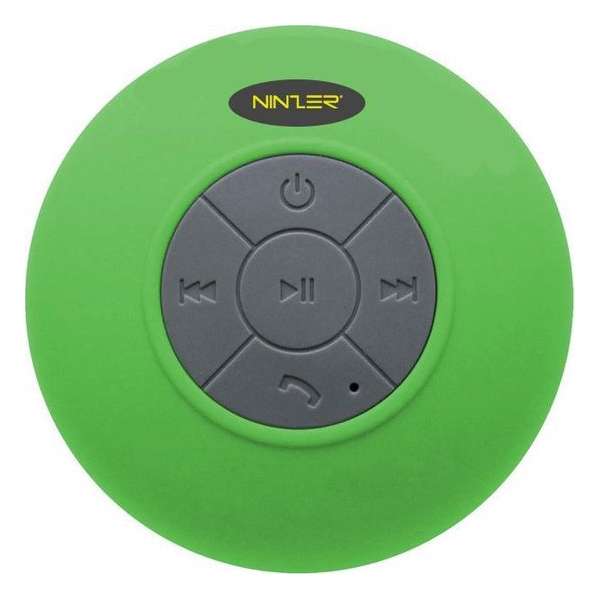 Ninzer® Waterdichte Bluetooth Draadloze Speaker voor Douche, Bad of in de Auto | Groen