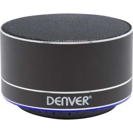 Denver BTS-32BLACK / Draadloze Bluetooth Portable Speaker / Lichteffect / Zwart