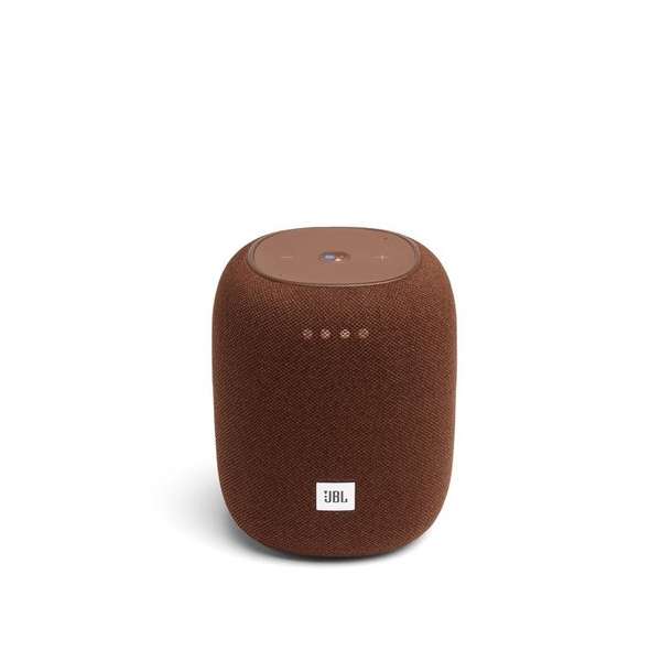 JBL Link Music - Draadloze Smart Speaker met Google Assistant - Bruin