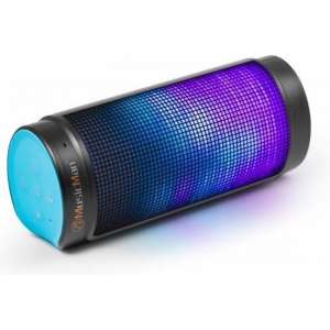 Technaxx BT-X26 MusicMan Bluetooth stereo luidspreker met LED Lichteffecten zwart / blauw