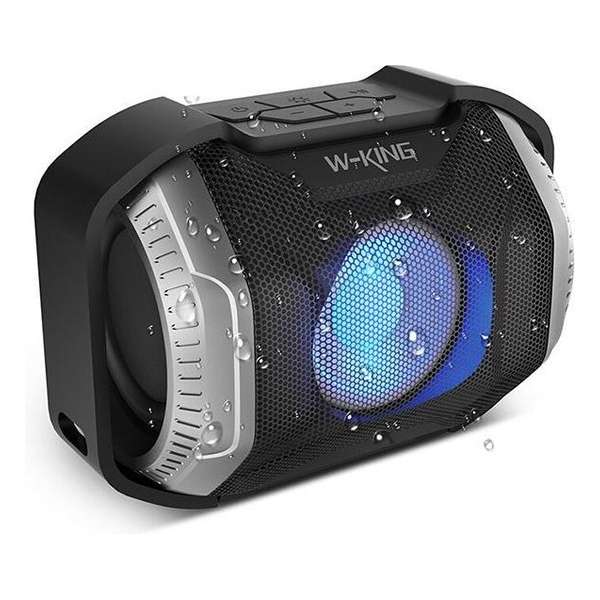 W-KING S8 Waterproof Bluetooth speaker - Fiets speaker - Zilver