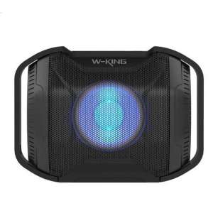 W-KING S8 Waterproof LED Bluetooth speaker - Zwart
