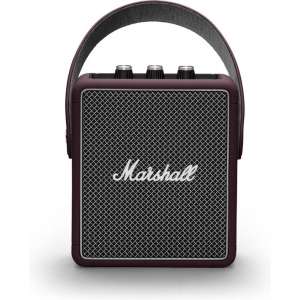 Marshall Stockwell II Burgundy bluetooth speaker
