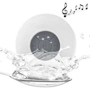 Bluetooth Waterproof Douche speaker - Mp3 - Muziek - Afspelen - onder de Douche -  Wit