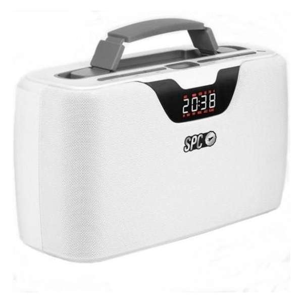 Draagbare Bluetooth Radio SPC Radio Storm Boombox 4503B 20W Wit