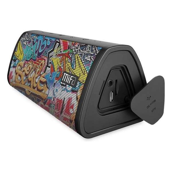 Mifa Grafiti -  Krachtige Bluetooth Speaker - 10W Surround Sound Box - Waterbestendig/wate