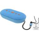 STREETZ CM755 Waterbestendig Bluetooth speaker IPX5 - Stof ontwerp - 2x5W - TWS - Blauw