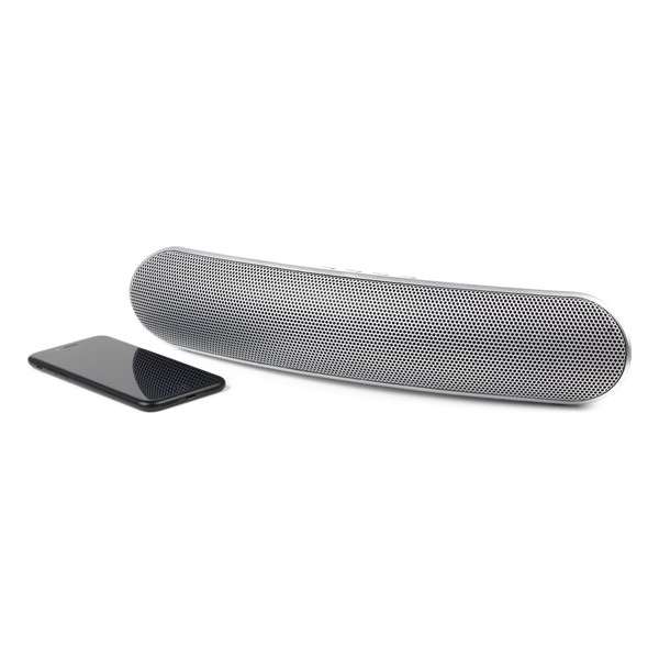 Intempo Curved Bluetooth Metallic Speaker (kleur: zilver)