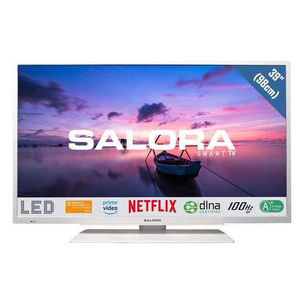 Salora 39FSW6512 - Televisie - LED - Full HD - 39 Inch - Smart - Netflix - Youtube - Wit