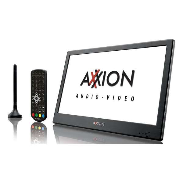 Axxion AXX-1028 - Draagbare LCD TV 10" DVB-T2 en HDMI - Zwart