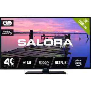 Salora 2704 series 55UHS2704 tv 139,7 cm (55'') 4K Ultra HD Smart TV Wi-Fi Zwart