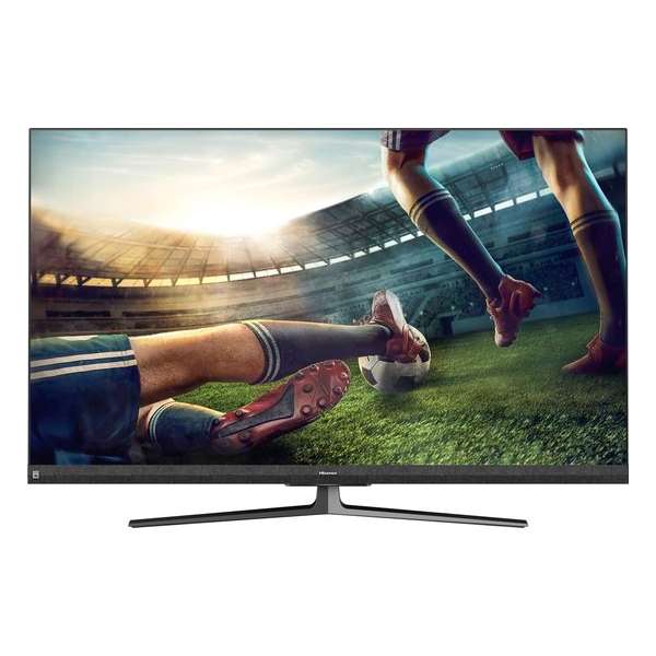 Hisense U8QF 55U8QF tv 138,7 cm (54.6'') 4K Ultra HD Smart TV Wi-Fi Zwart, Metallic