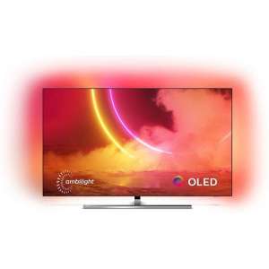 Philips 65OLED855/12 tv 165,1 cm (65'') 4K Ultra HD Smart TV Wi-Fi Zwart, Zilver