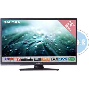 Salora 9100 series 24LED9109CTS2DVD tv 61 cm (24'') HD Zwart