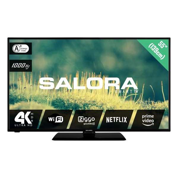 Salora 2204 series 55EUS2204 tv 139,7 cm (55'') 4K Ultra HD Smart TV Wi-Fi Zwart