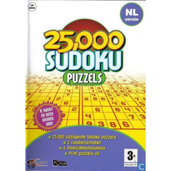 25.000 Sodoku Puzzels