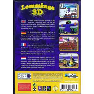 Lemmings 3d PC CD-ROM De Beroemde Game Taal: Nederlands Incl. Inlogcode! Nieuw!
