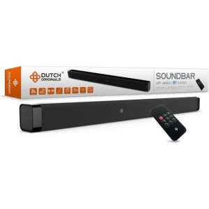 Bluetooth Soundbar | Draadloze Verbinding | Zwart |  Incl. Afstandsbediening en bevestigin