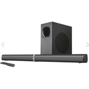 Trust Lino XL | Bluetooth Soundbar met Subwoofer + 2 Speakers | Zwart