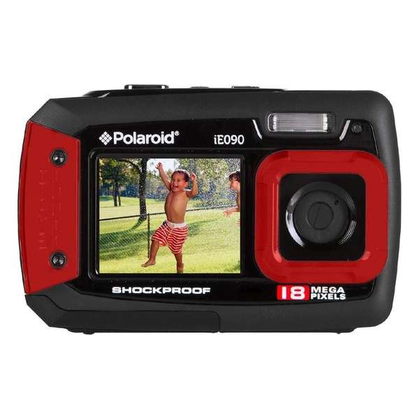 Polaroid iE090 Compactcamera 18MP Zwart, Rood