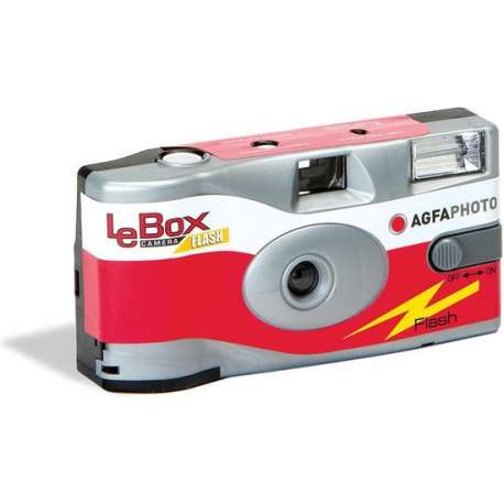 AgfaPhoto LeBox Flash Einwegcamera met Blitz - 27x Aufnahmen