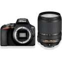 Nikon D3500 + AF-S DX 18-140 VR SLR camerakit 24,2 MP CMOS 6000 x 4000 Pixels Zwart
