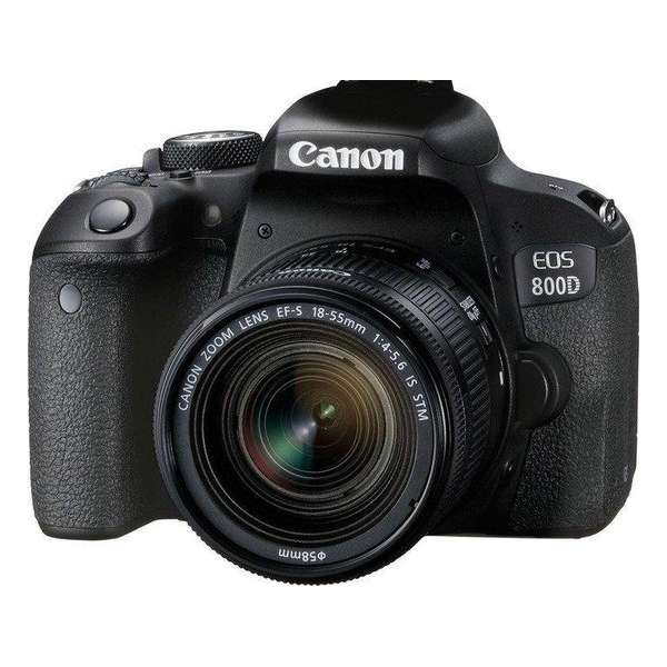Canon EOS 800D + EF-S 18-55mm - Zwart