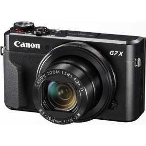 Canon PowerShot G7X Mark II - Zwart