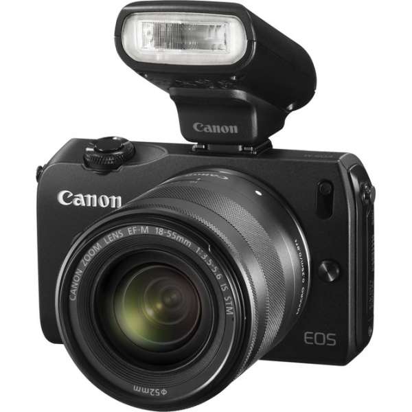 Canon EOS M + 18-55mm IS STM + 90 EX