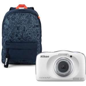 Nikon Coolpix W150 - Wit + Rugzak