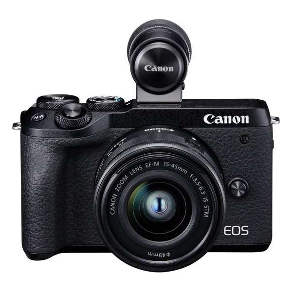 Canon EOS M6 Mark II + EF-M15-45mm + EVF-DC2 SLR camerakit