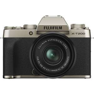Fujifilm X-T200 + XC 15-45mm - Zwart, Goud