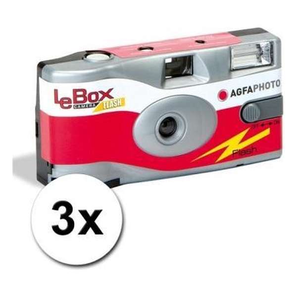 AgfaPhoto LeBox 400 27opn + flits - Multipack (3x)